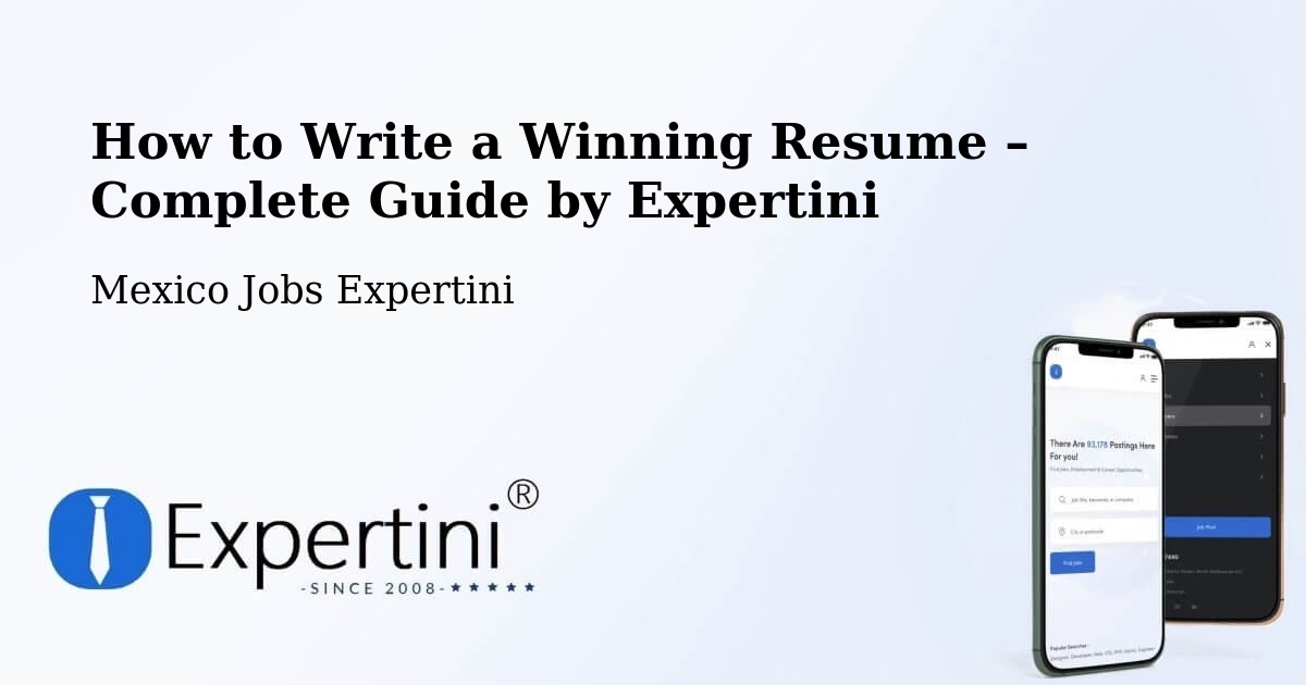 Resume Writing Guide for Job Seekers – Lomas De Chapultepec - Lomas De Chapultepec, Mexico Jobs Expertini